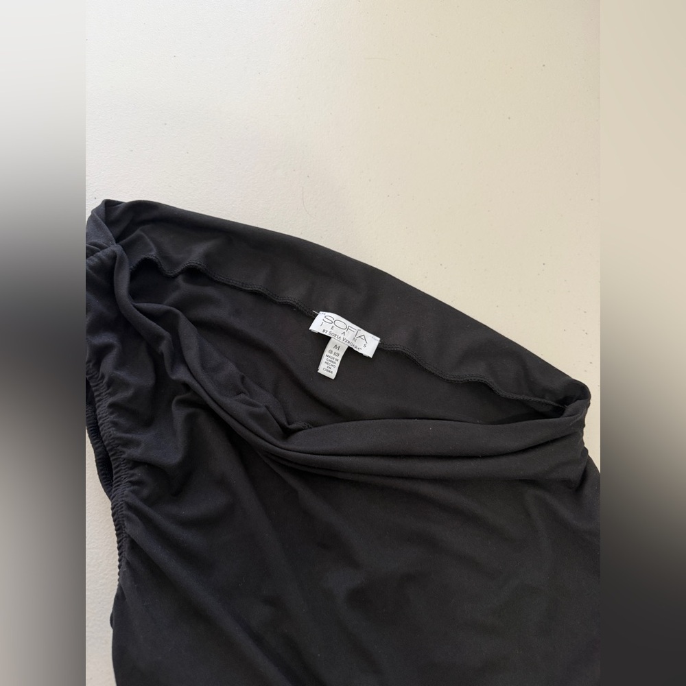 Sofia By Sofia Vergara Black Strapless Dress - image 5